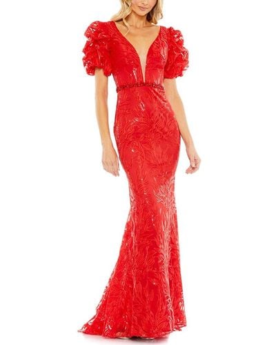 Mac Duggal Trumpet Gown - Red