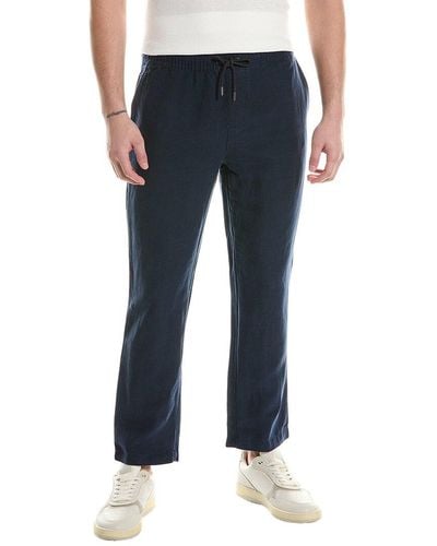 Onia Air Linen-blend Pull-on Pant - Blue