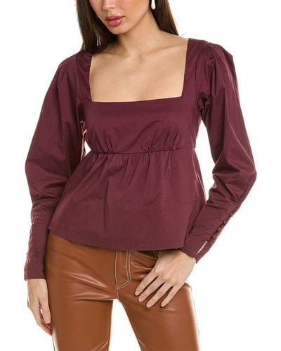 STAUD Peggy Top - Red