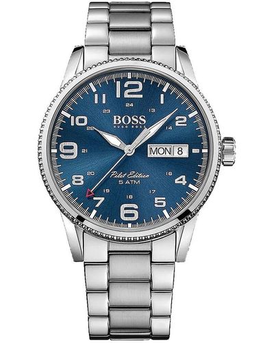 BOSS Pilot Vintage Watch - Gray