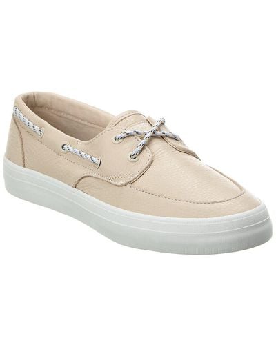 Sperry Top-Sider Crest Leather Boat Shoe - White