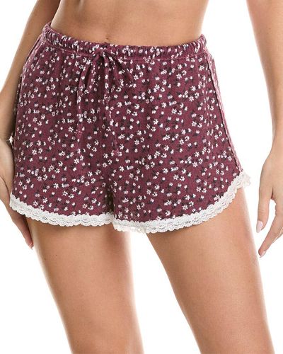 Free People Sugar Dreams Sleep Short - Red