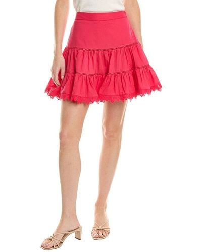 Charo Ruiz Argy Mini Skirt - Red