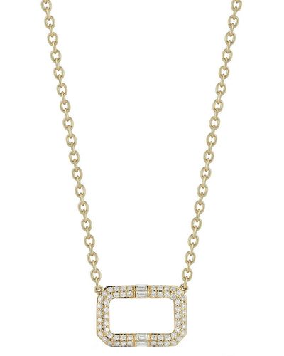 Nephora 14k 0.40 Ct. Tw. Diamond Necklace - Metallic