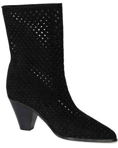 PAIGE Layla Leather Bootie - Black