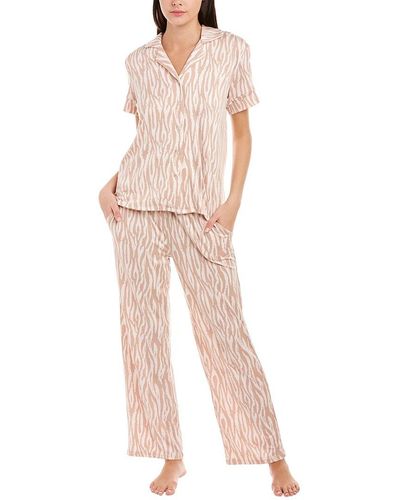 Rachel Zoe 2pc Pajama Pant Set - Pink
