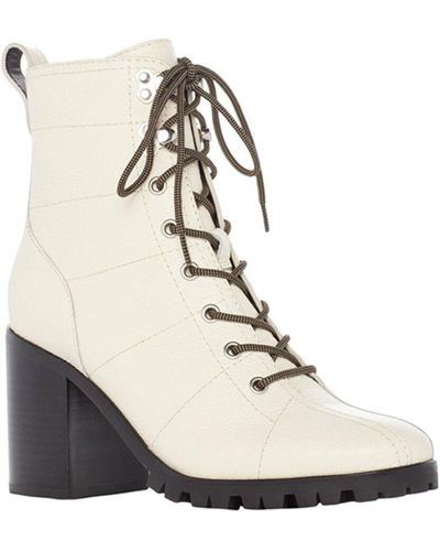 PAIGE Christie Leather Boot - White