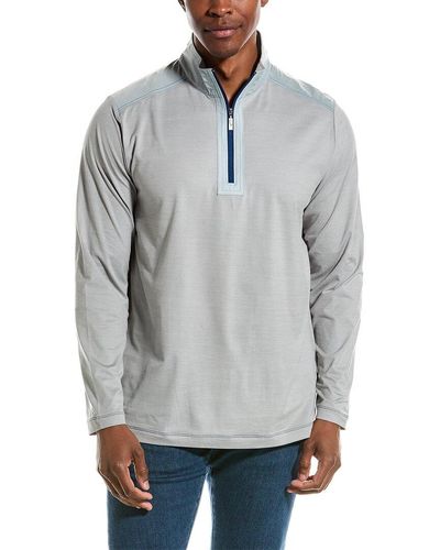 Tommy Bahama Sport On Deck 1/2-zip Pullover - Grey