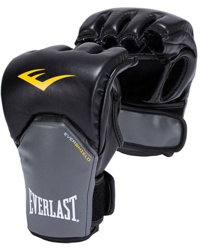 Everlast Mma Powerlock Train Gloves - Black