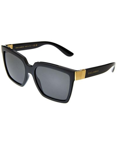 Dolce & Gabbana Unisex Dg6165 56mm Sunglasses - Black