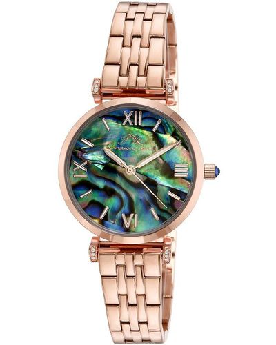 Porsamo Bleu Sylvie Abalone Dial Watch - Multicolor