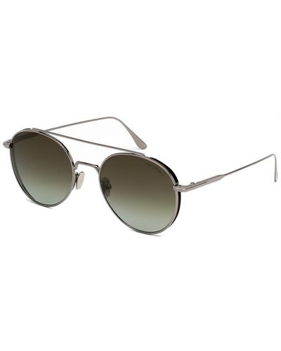 Tom Ford Declan 54Mm Sunglasses - Metallic