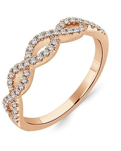 Sabrina Designs 14k Rose Gold 0.23 Ct. Tw. Diamond Ring - White