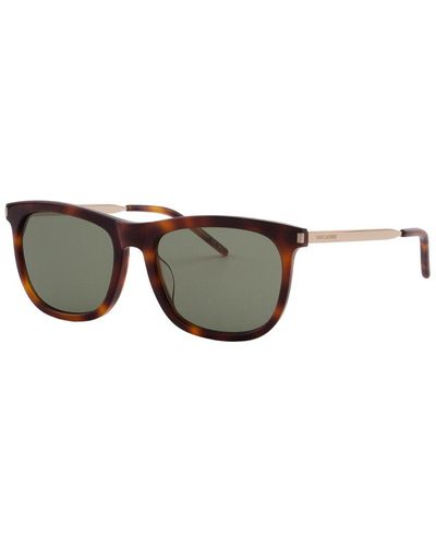 Saint Laurent 56mm Sunglasses - Brown