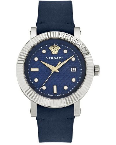 Versace V-classic Watch - Blue