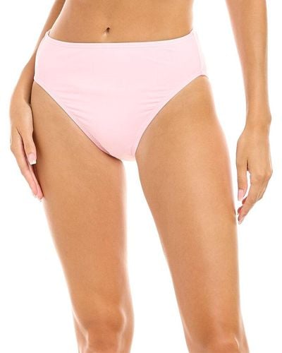 Carmen Marc Valvo High-waist Bikini Bottom - Pink