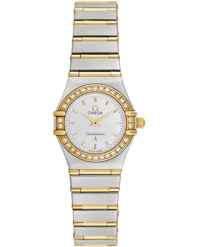 Omega Constellation Diamond Watch, Circa 1990S (Authentic Pre-Owned) - Metallic