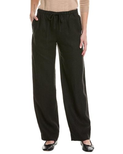 Vince Tie-front Pull-on Pant - Black