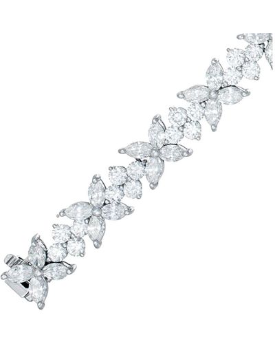 Diana M. Jewels Fine Jewelry Platinum 16.50 Ct. Tw. Diamond Bracelet - Multicolor