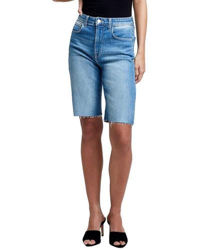 L'Agence Cicely High Rise Bermuda Short - Blue