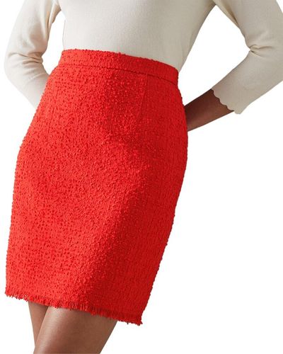 LK Bennett Saskia Skirt - Red