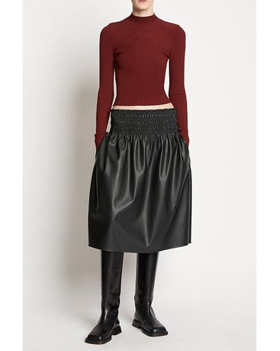 Proenza Schouler Smocked Skirt - Black