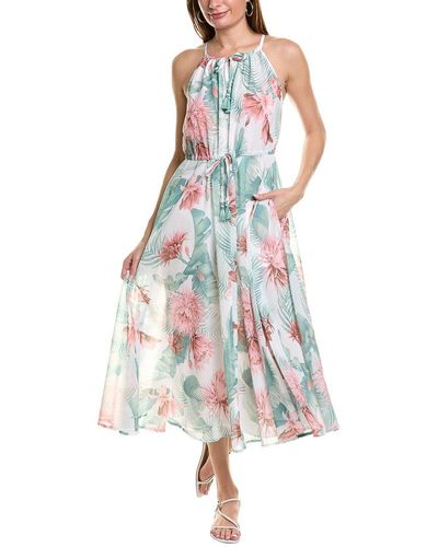 Tommy Bahama Breezy Botanical Maxi Dress - White