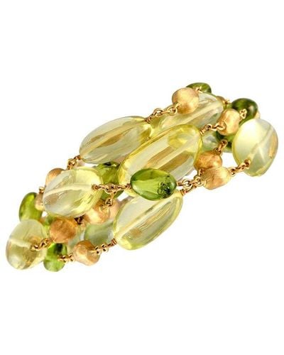 Marco Bicego 18K Peridot Bracelet (Authentic Pre-Owned) - Yellow