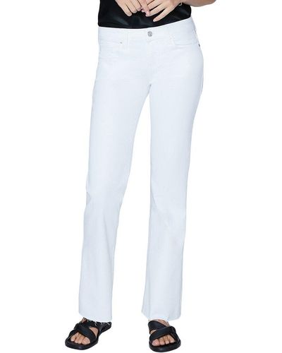 PAIGE Sloane Crisp White Slim Trouser Jean