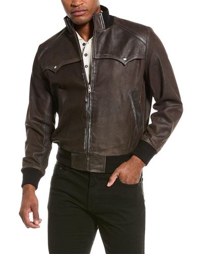 IRO Blunt Leather Jacket - Black