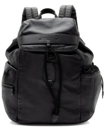 Louis Vuitton Embossed Leather & Nylon Discovery Backpack (Authentic Pre-Owned) - Black