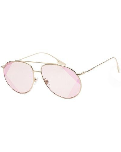 Burberry Dnu Dupe Alice 61mm Sunglasses - Pink