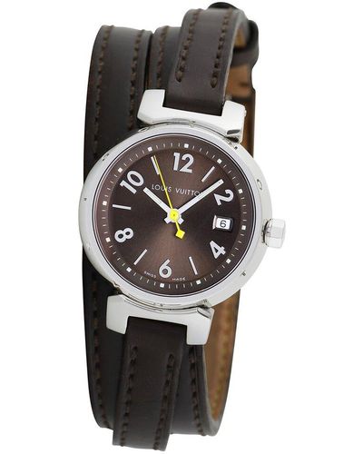 Louis Vuitton Tambour Watch, Circa 2000S (Authentic Pre-Owned) - Black