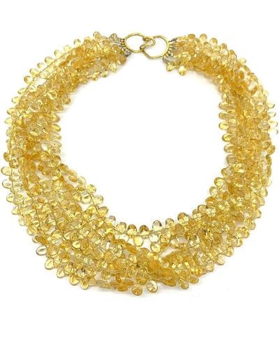 Arthur Marder Fine Jewelry Gold Vermeil Multi-strand Necklace - Metallic