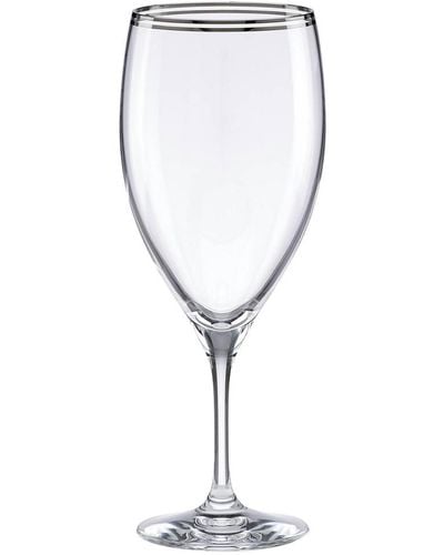 Kate Spade Library Lane Iced Beverage Glass - White