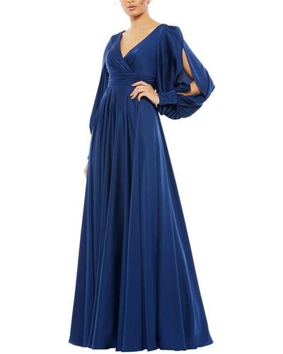 Mac Duggal A-line Gown - Blue