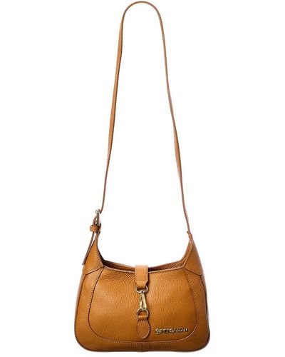Persaman New York Sydney Leather Shoulder Bag - Brown