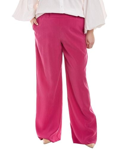 Marina Rinaldi Plus Rupia Trouser - Pink