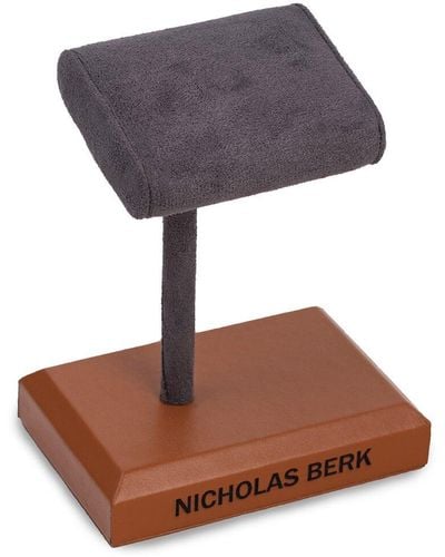 Bey-berk William Saddle Brown Single Watch Display Stand