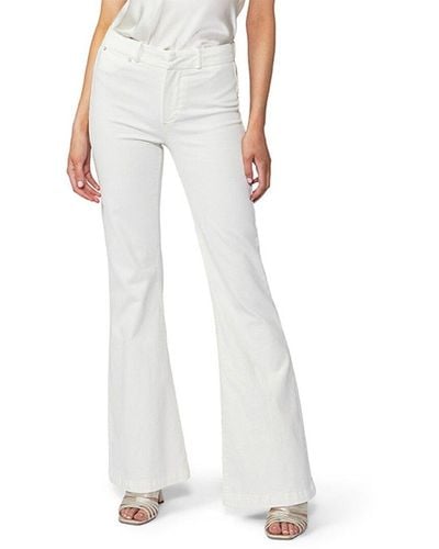 PAIGE Genevieve Wide Flare Pant - White
