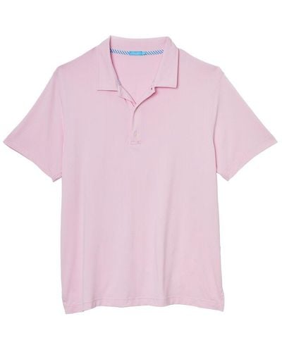 J.McLaughlin Solid Fairhope Polo Shirt - Pink