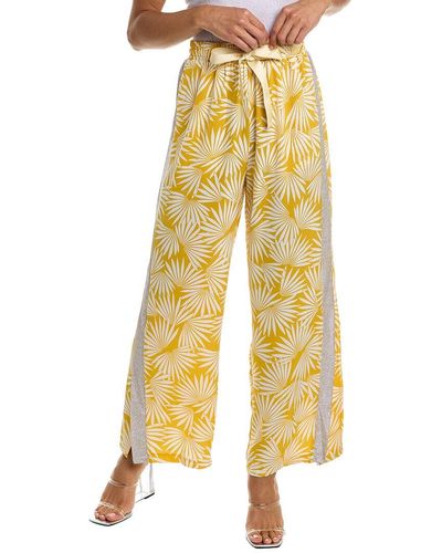 Yellow Gracia Pants, Slacks and Chinos for Women | Lyst