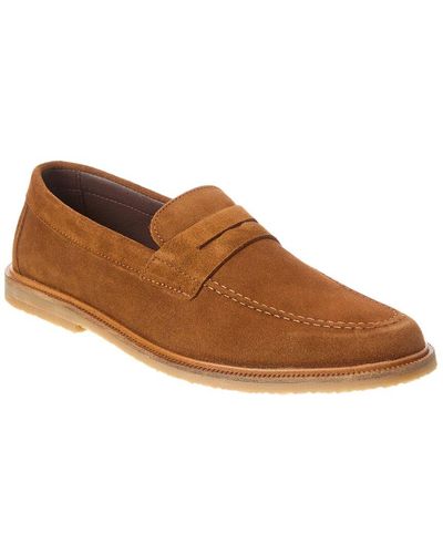 M by Bruno Magli Carmelo Suede Loafer - Brown