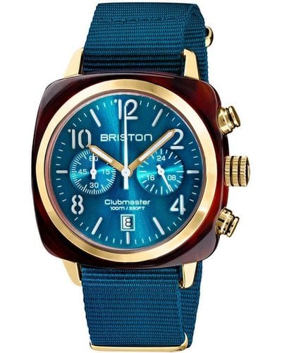 Briston Clubmaster Watch - Blue
