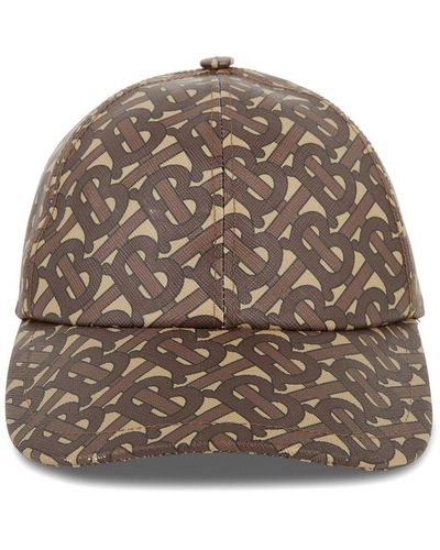 Burberry Tb Canvas Cap (Authentic Pre-Owned) - Brown
