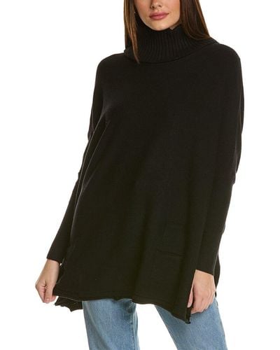 Renuar Cowl Sweater Tunic - Black