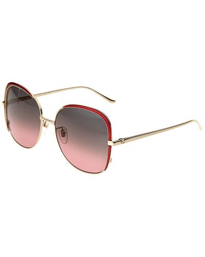 Gucci GG0400S 58mm Sunglasses - Metallic