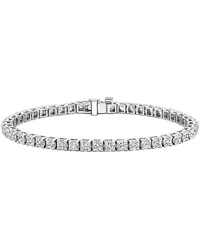 Diana M. Jewels Fine Jewelry 14k 6.00 Ct. Tw. Diamond Bracelet - White