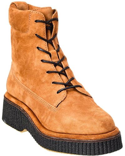 Rag & Bone Sloane Suede Boot - Orange