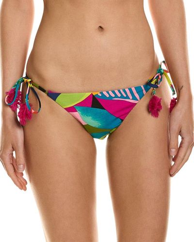 Trina Turk Rainforest Tie-side Bikini Bottom - Red